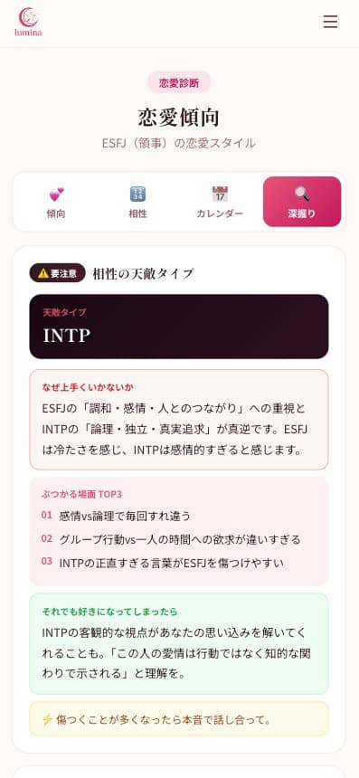 相性の天敵タイプ診断