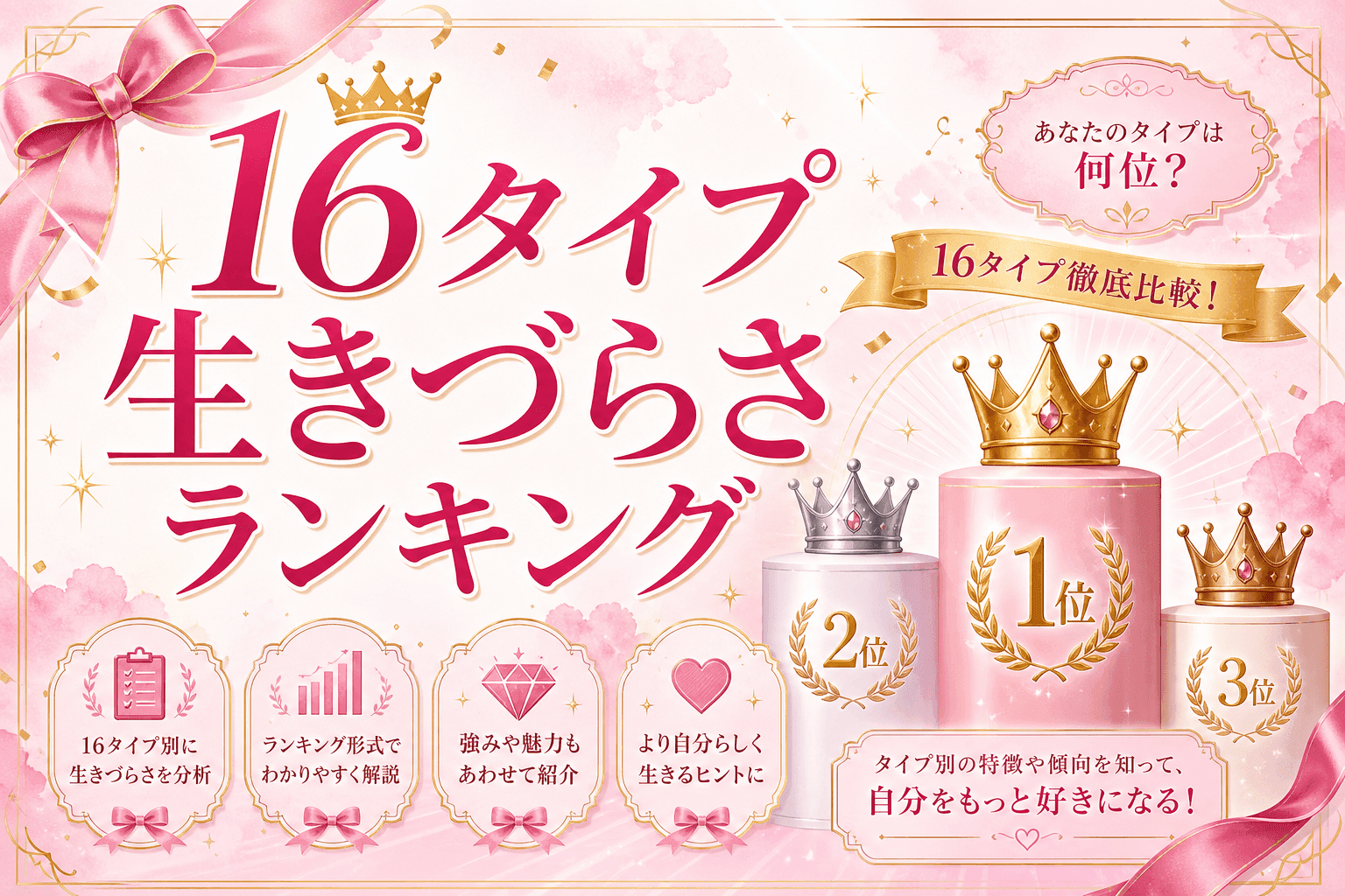 16Personalities生きづらいランキングTOP16