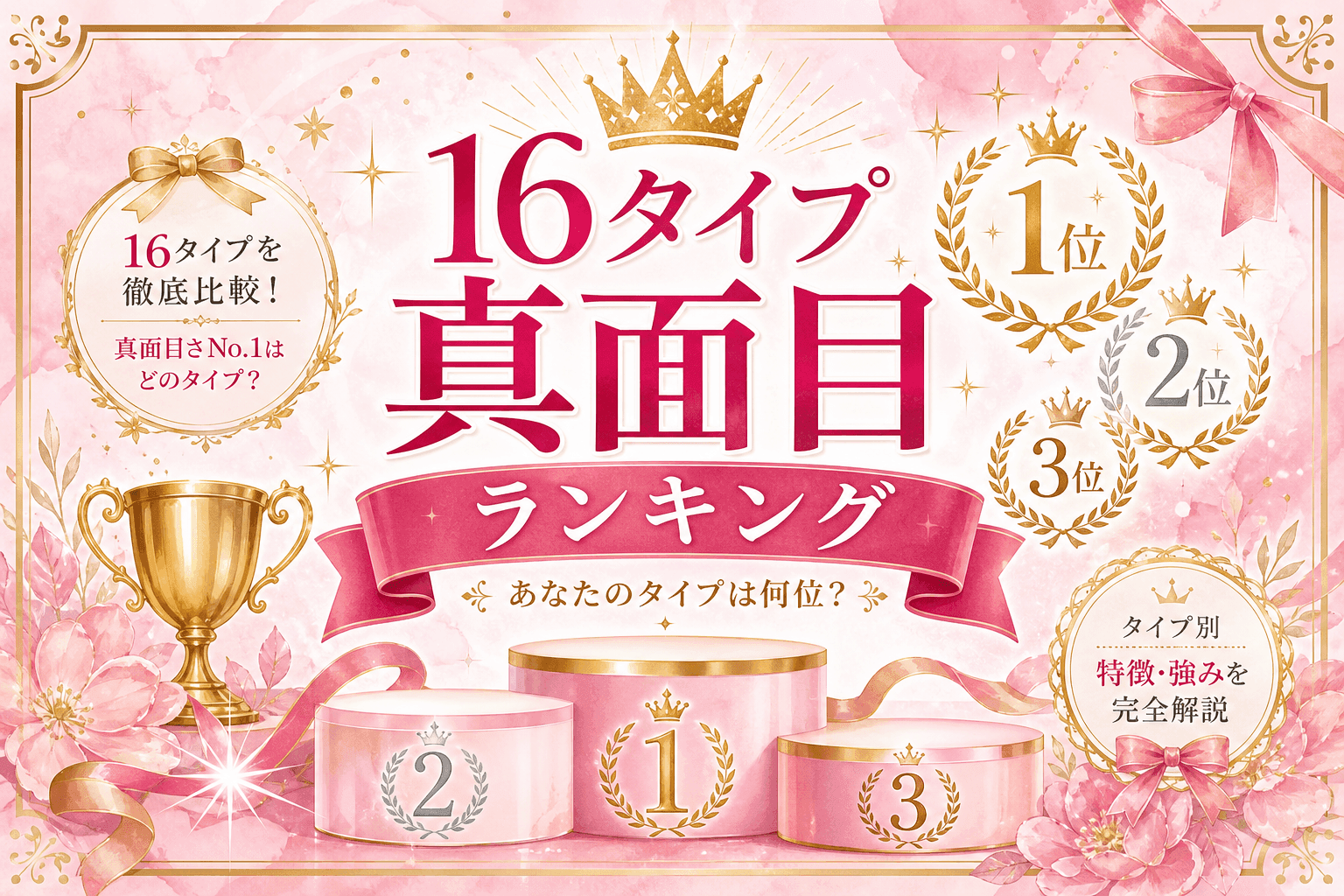 16Personalities真面目ランキング|16タイプ別を解説