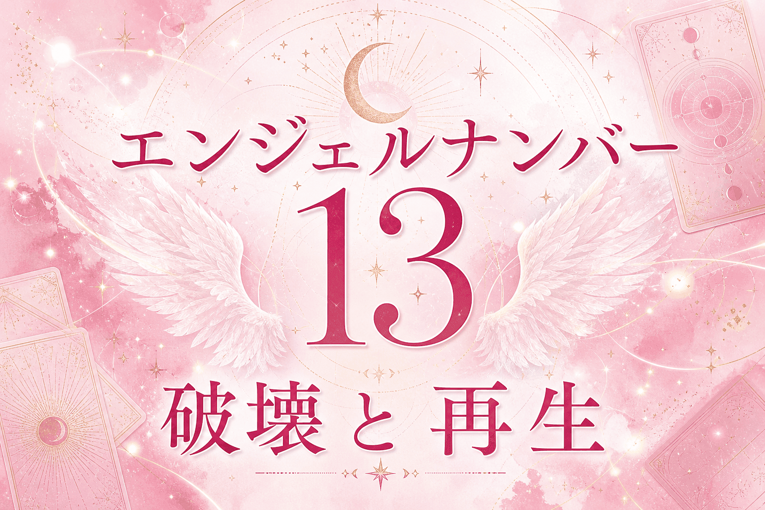 エンジェルナンバー13の意味|破壊と再生