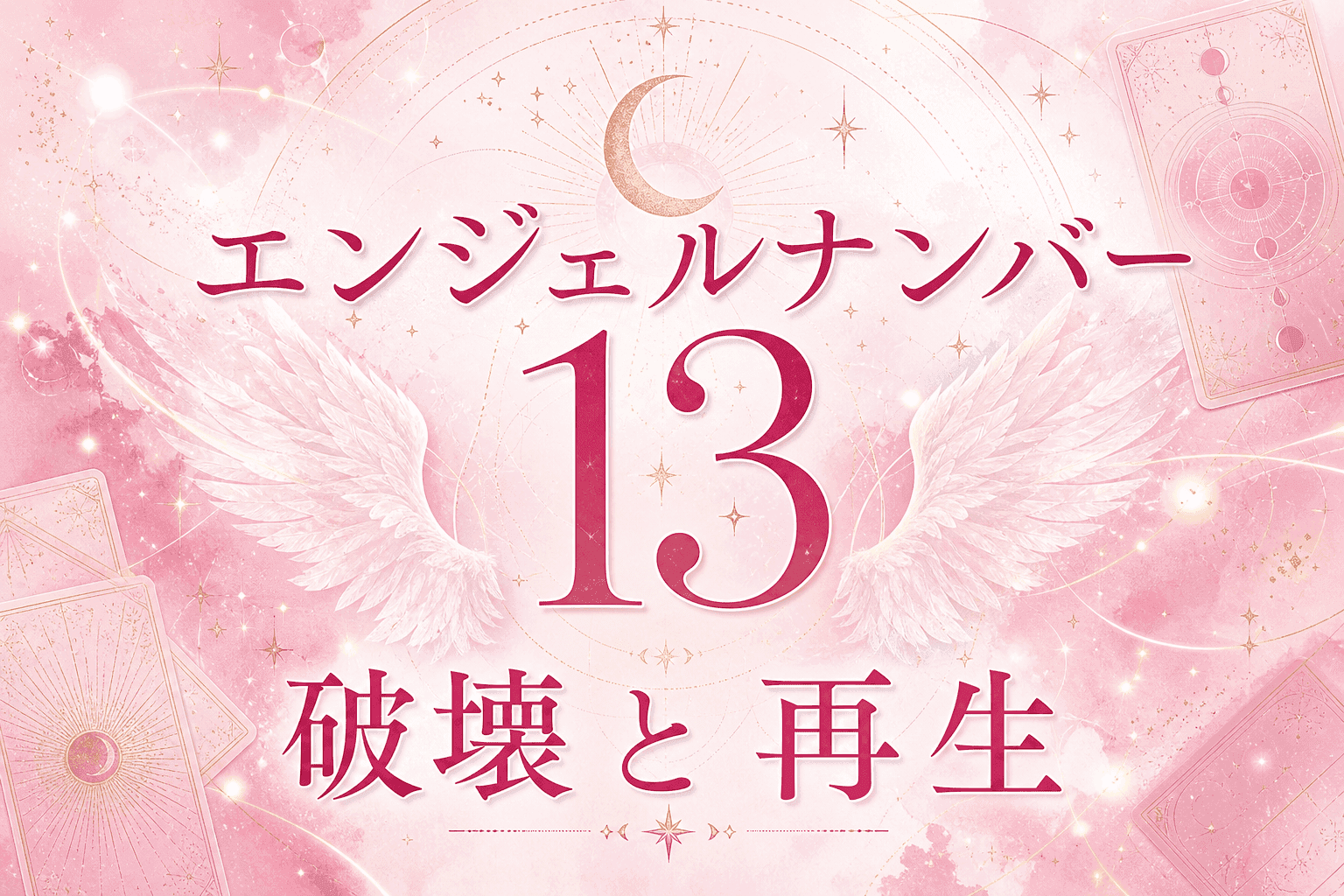 エンジェルナンバー13の意味|破壊と再生