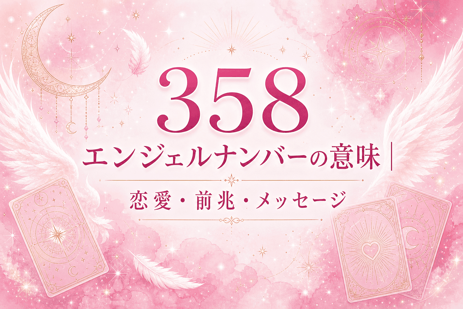358 エンジェルナンバーの意味|恋愛・前兆・メッセージ