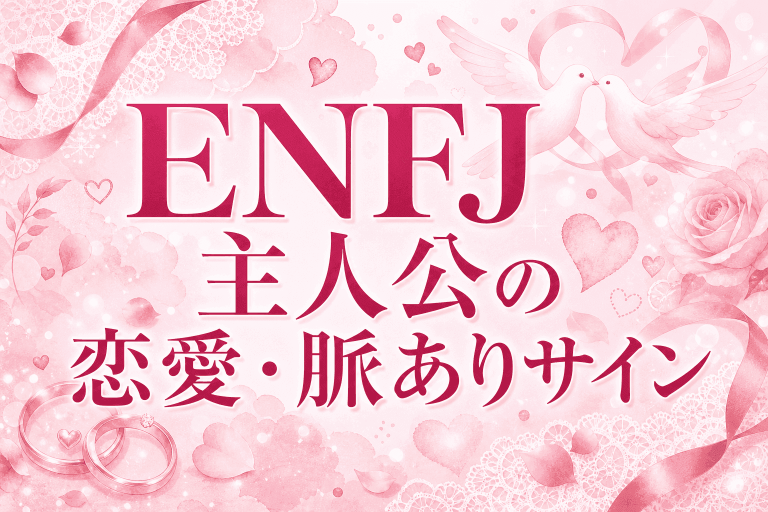 ENFJ主人公の恋愛・脈ありサイン