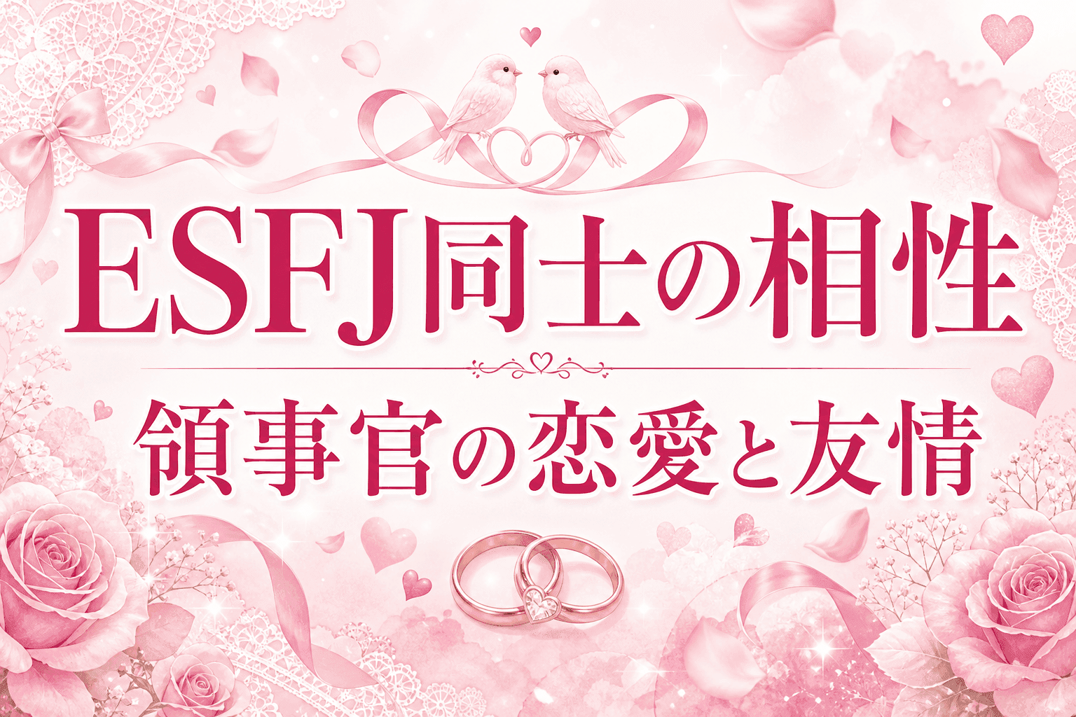 ESFJ同士の相性|領事官の恋愛と友情