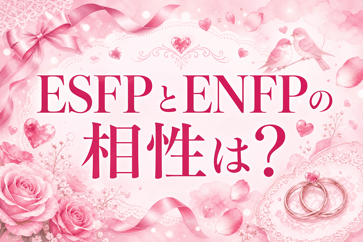 ESFPとENFPの相性
