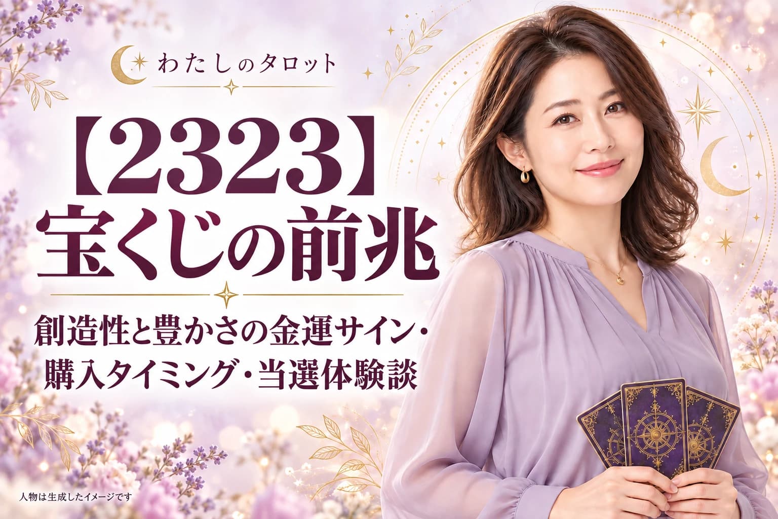 【2323】宝くじの前兆|創造性と豊かさの金運サイン・購入タイミング・当選体験談