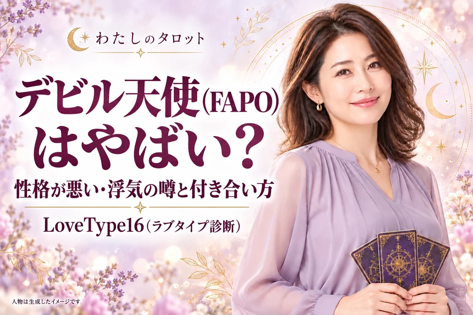 デビル天使(FAPO)はやばい?性格が悪い・浮気の噂と付き合い方|LoveType16
