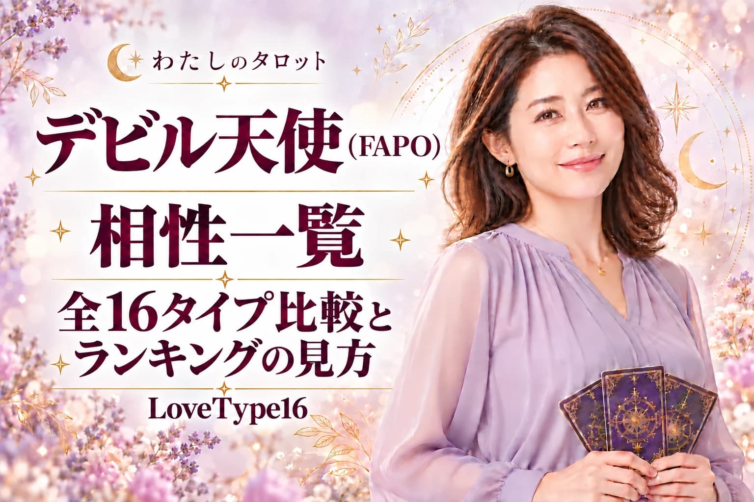 デビル天使(FAPO)の相性一覧|ランキングの見方と全16タイプ比較【LoveType16】
