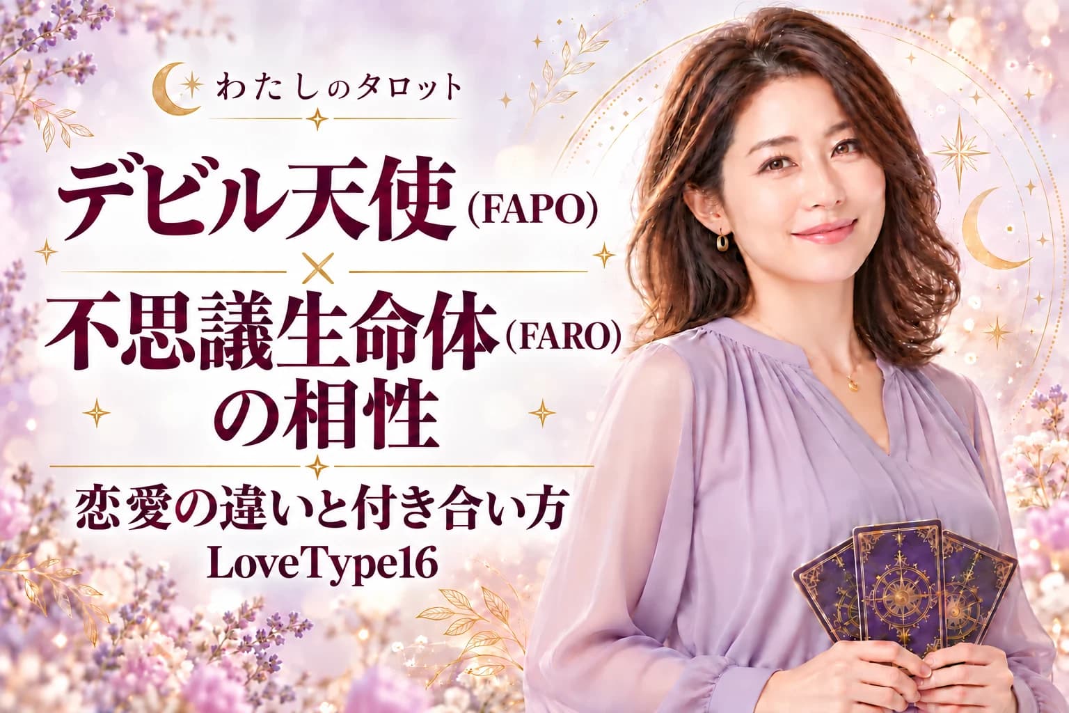 デビル天使(FAPO)と不思議生命体(FARO)の相性|恋愛の違いと付き合い方【LoveType16】