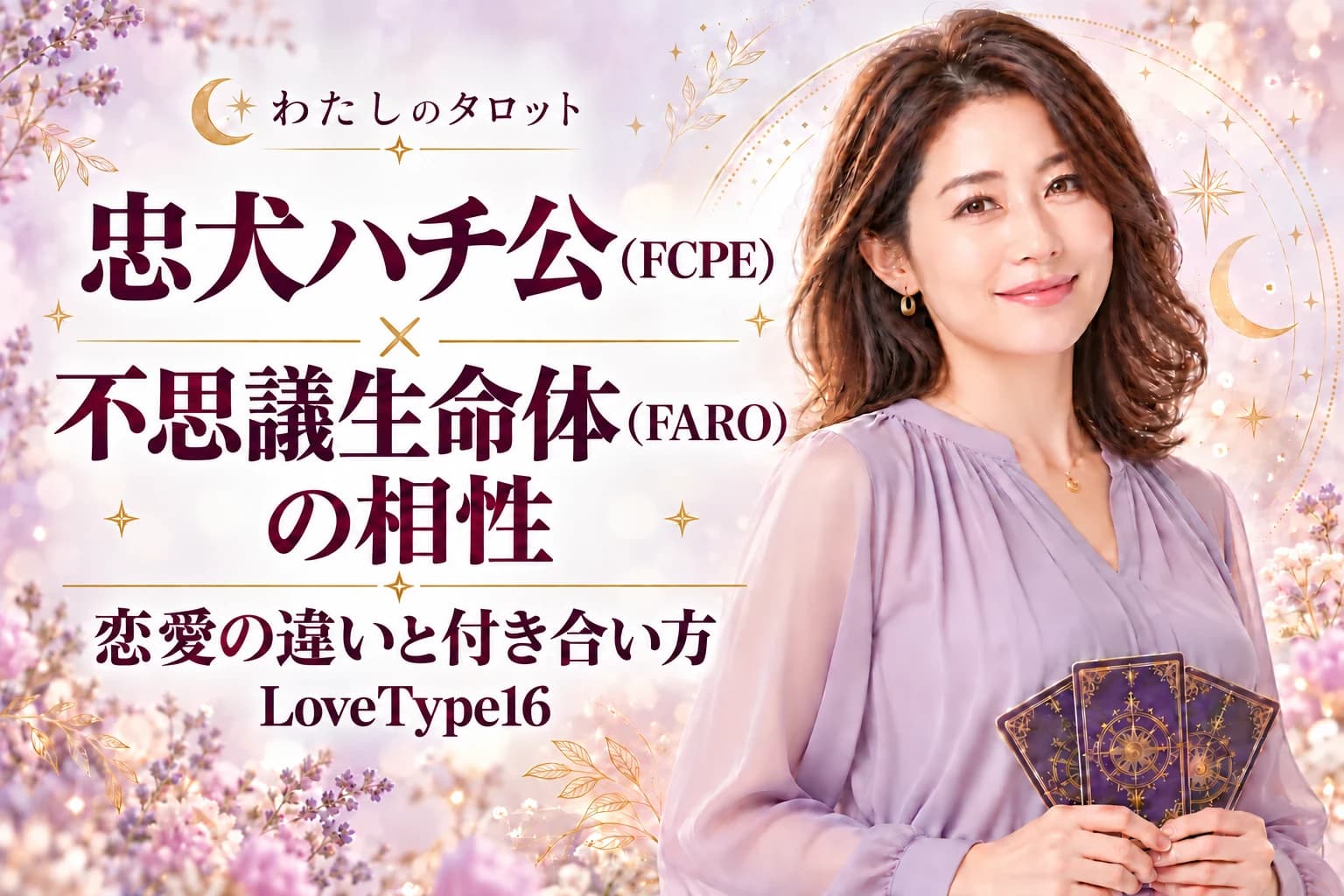 忠犬ハチ公(FCPE)と不思議生命体(FARO)の相性|恋愛の違いと付き合い方【LoveType16】