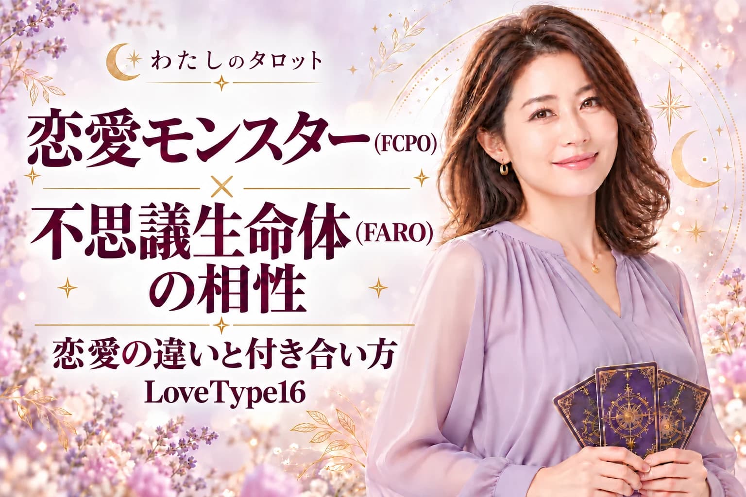 恋愛モンスター(FCPO)と不思議生命体(FARO)の相性|恋愛の違いと付き合い方【LoveType16】