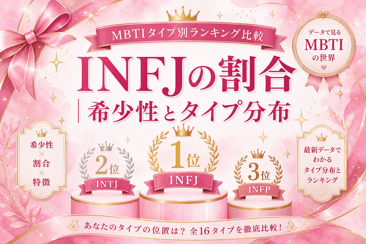 INFJの割合 希少性とタイプ分布