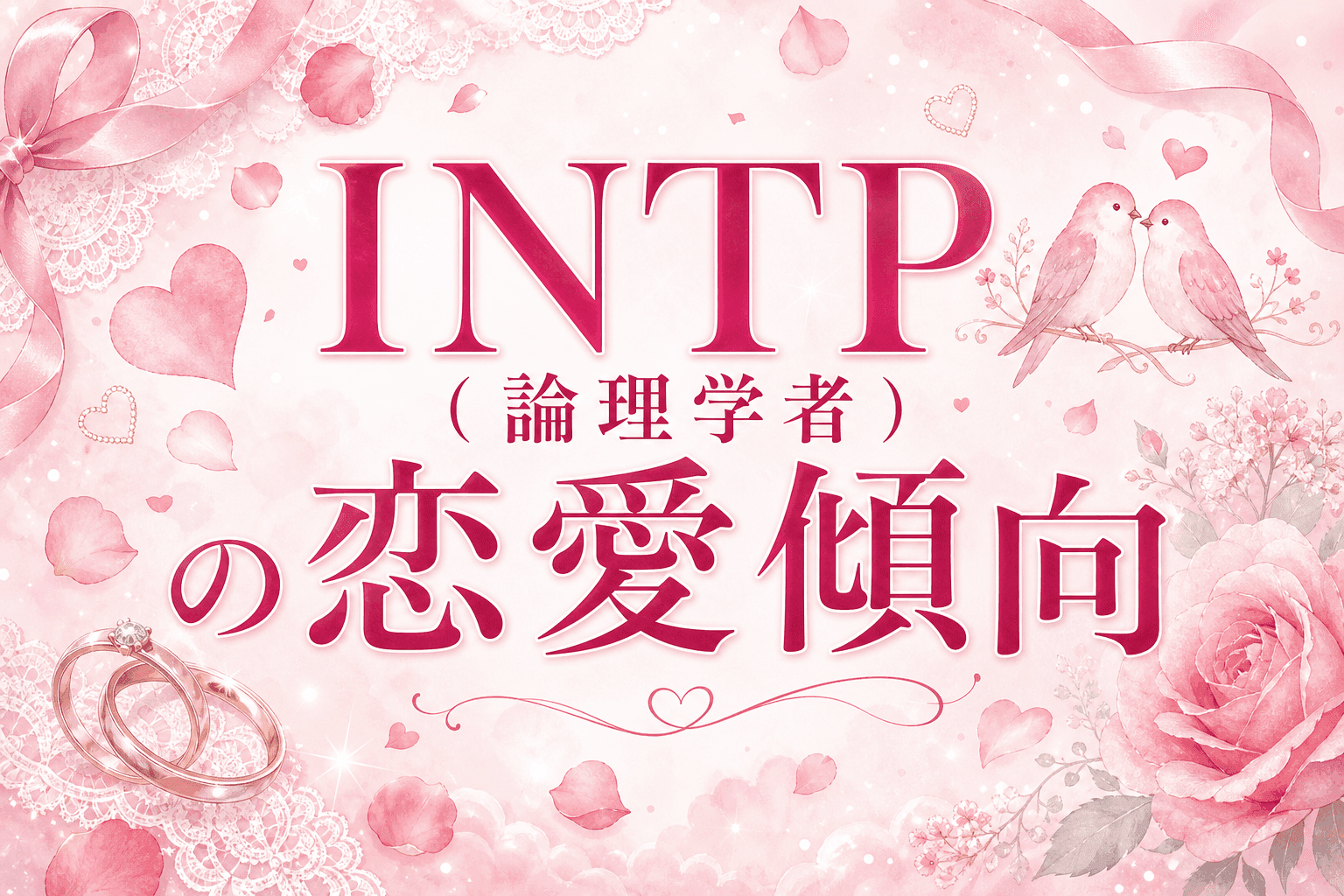 INTP(論理学者)の恋愛傾向