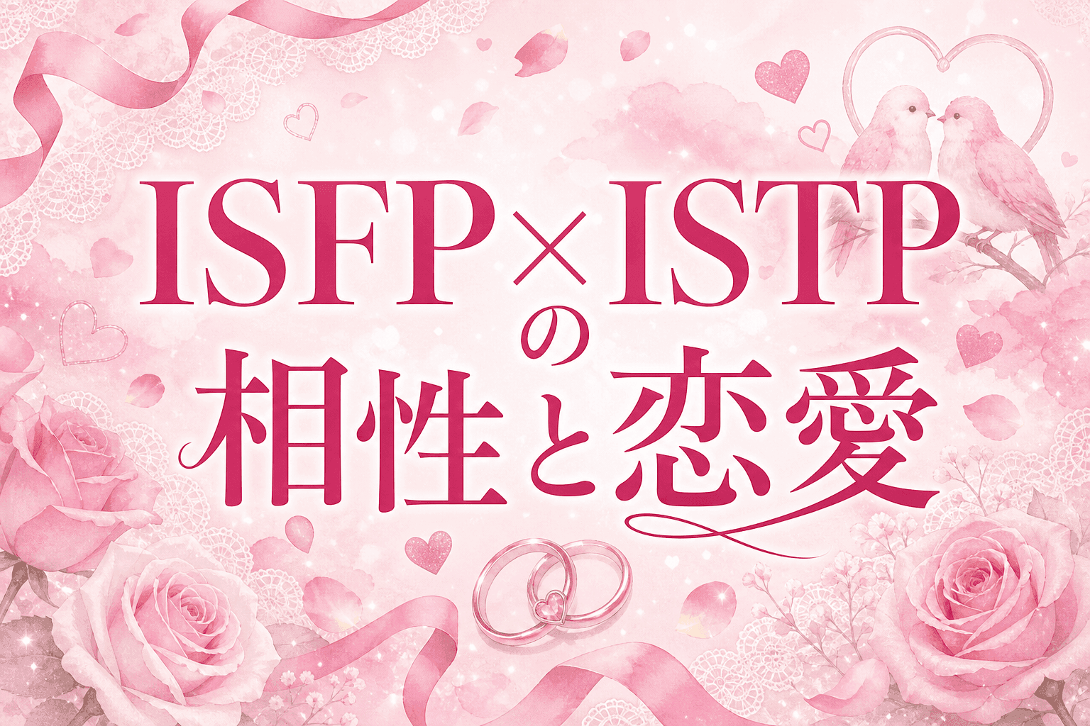 ISFP×ISTPの相性と恋愛