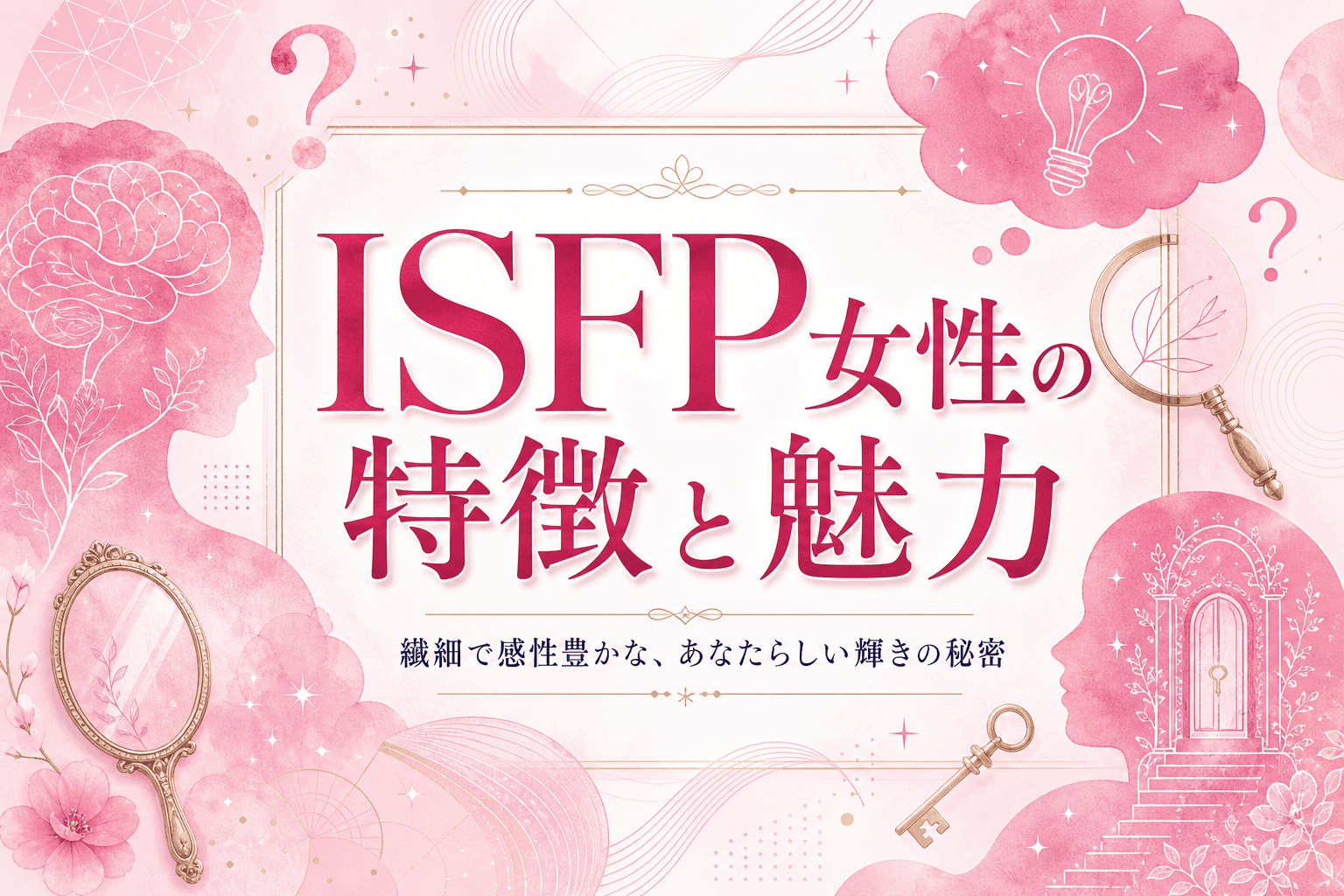 ISFP女性の特徴と魅力