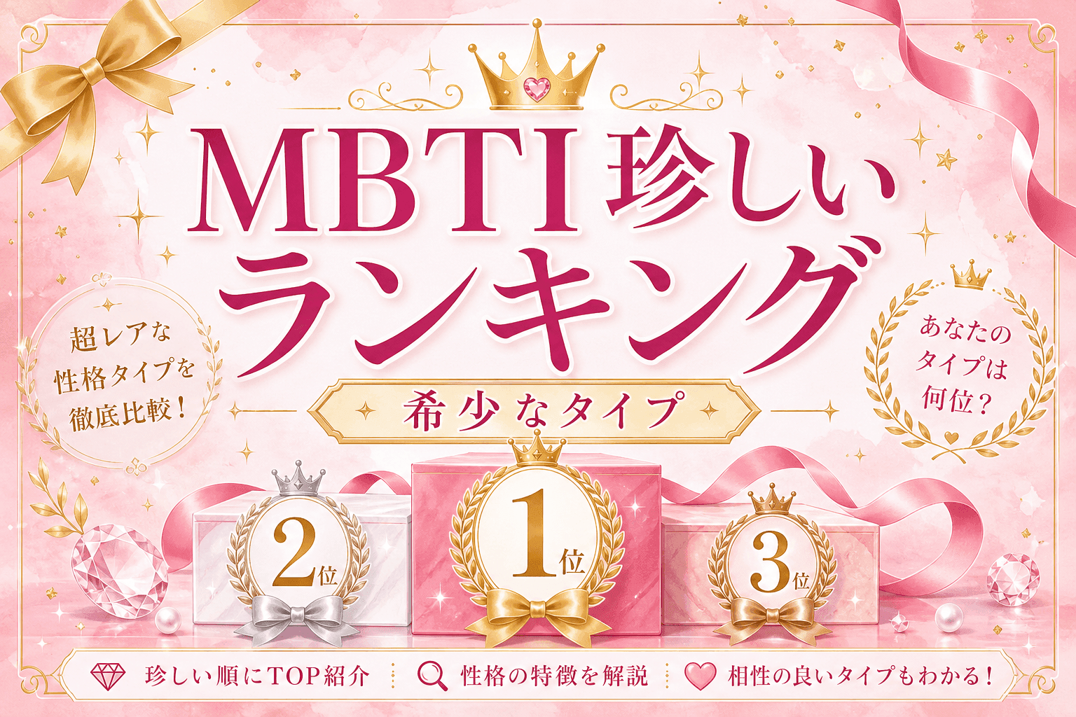 MBTI珍しいランキング 希少なタイプ