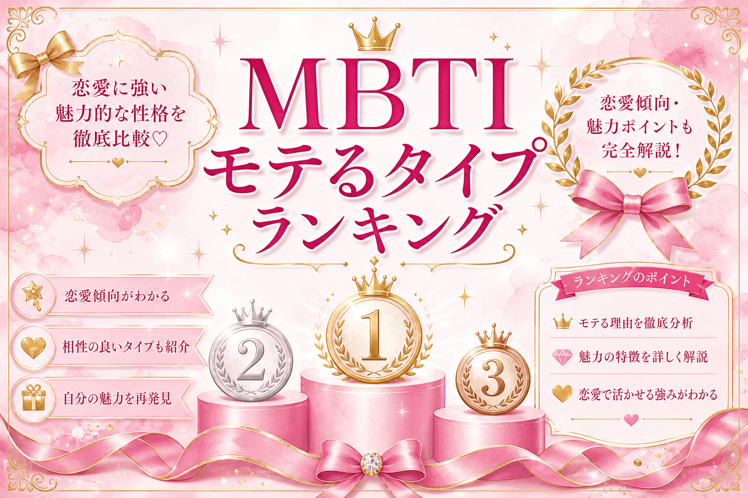 MBTIモテるタイプランキング