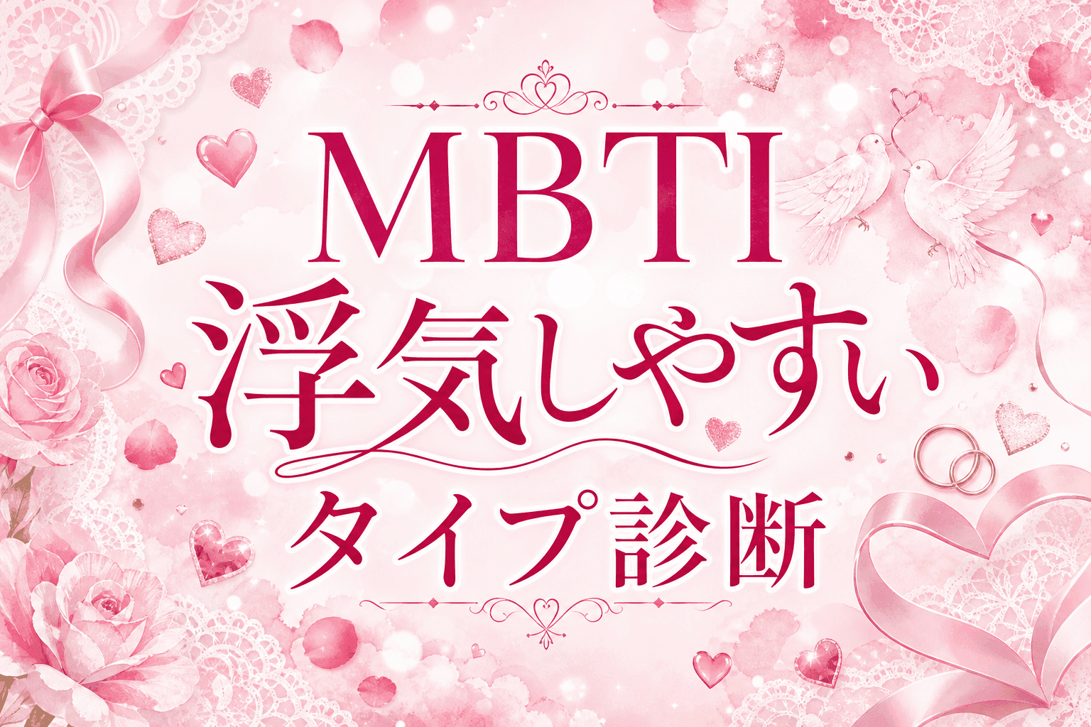 MBTI浮気しやすいタイプ診断