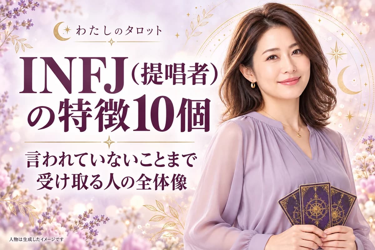 INFJ(提唱者)の特徴10個|言われていないことまで受け取る人の全体像