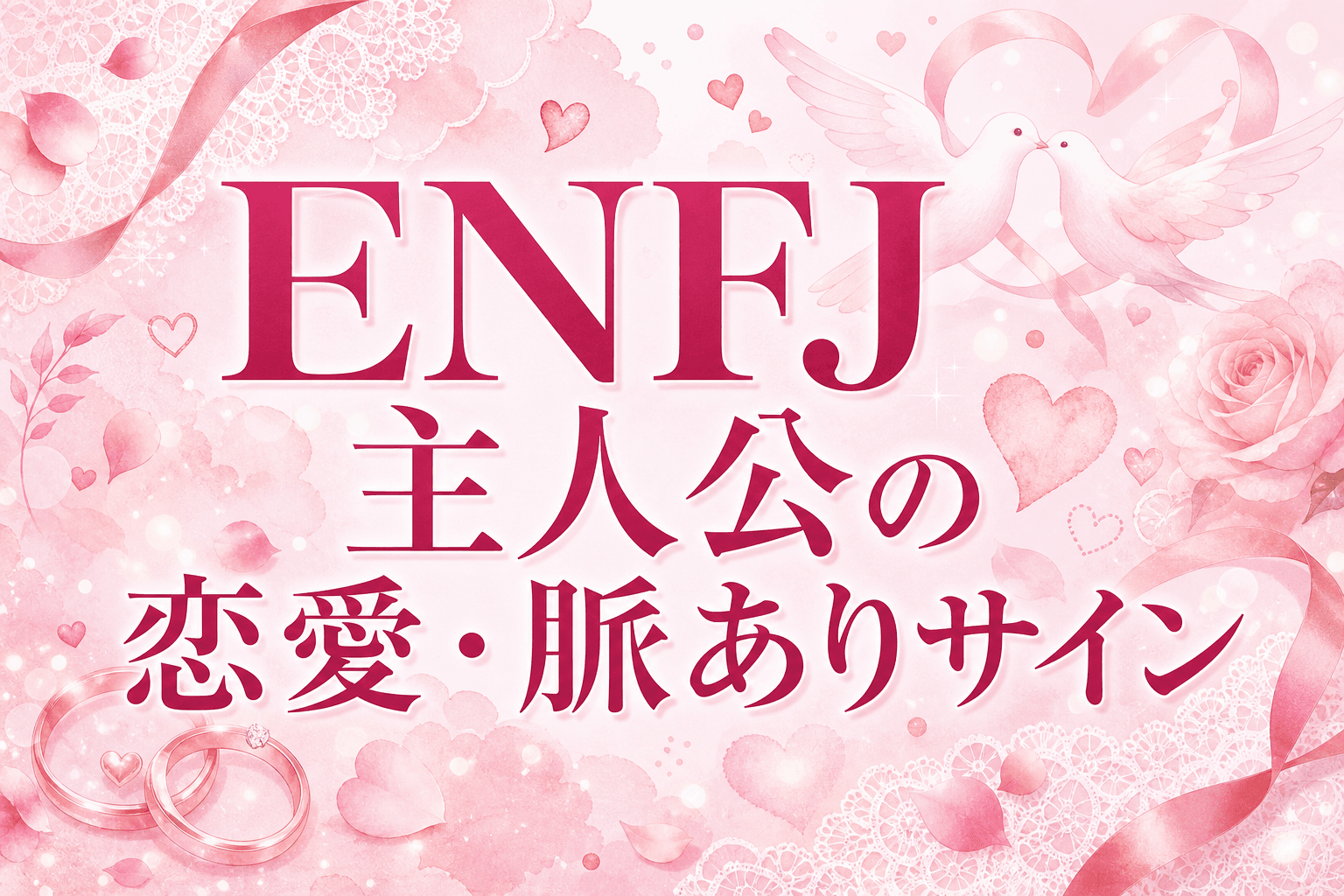 ENFJ（主人公）の恋愛傾向・脈ありサイン・落とし方完全ガイド