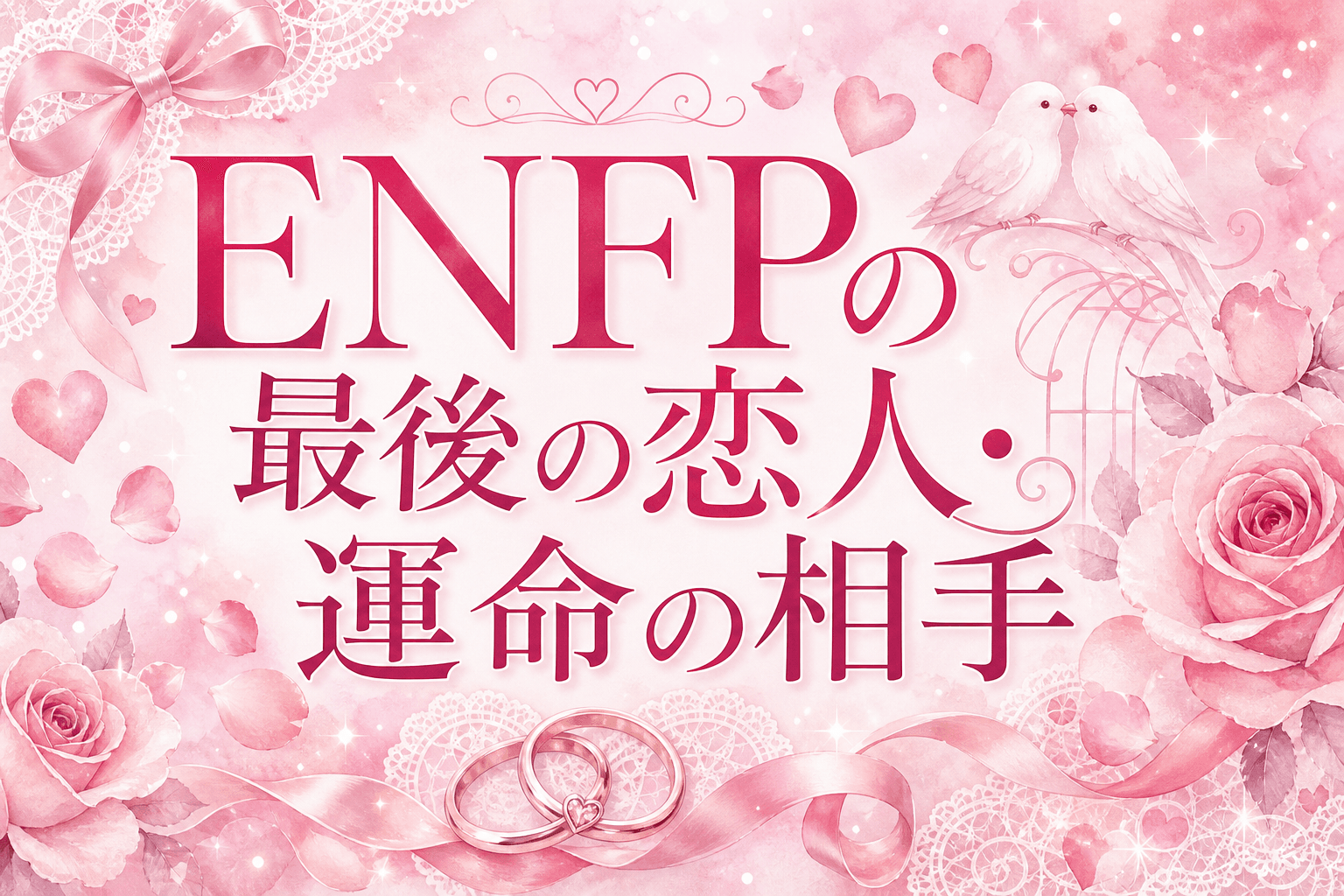 ENFPの『最後の恋人』とは｜ラブタイプ診断で見える運命の相手