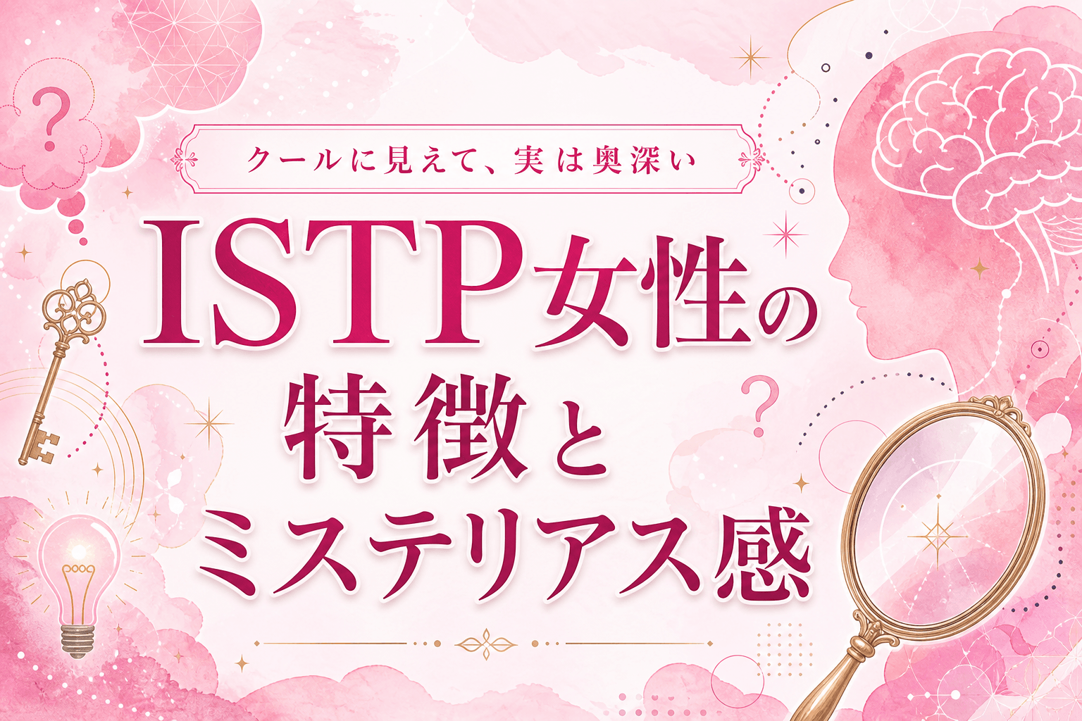ISTP女性の特徴15選｜巨匠タイプ女性の恋愛・珍しい理由・見た目を解説